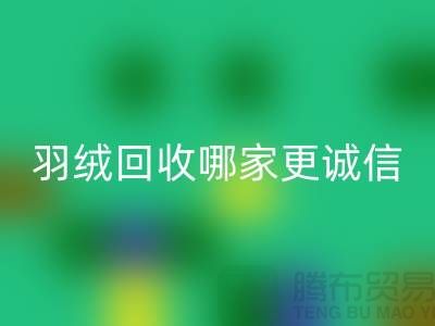 ### 揭秘上海羽絨回收廠家：哪家更誠信？騰布貿易ShtengHu.com