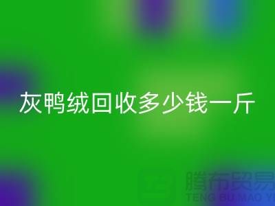 灰鴨絨回收多少錢一斤?白鴨絨回收價格@安徽羽絨回收廠家