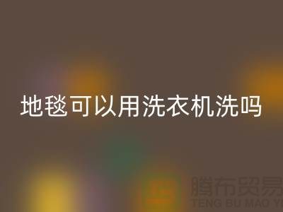 地毯可以用洗衣機(jī)洗嗎? 如何洗凈你的地毯