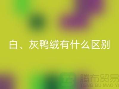 白鵝絨、灰鵝絨、白鴨絨、灰鴨絨有什么區(qū)別-庫存羽絨回收公司