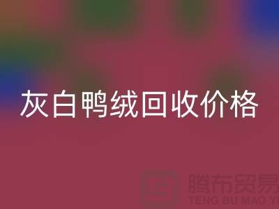 灰白鴨絨回收價格：環(huán)保與時尚的完美結(jié)合-杭州羽絨回收廠家