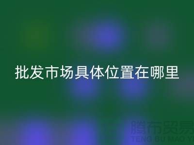 布料批發市場具體位置在哪里？在什么地方