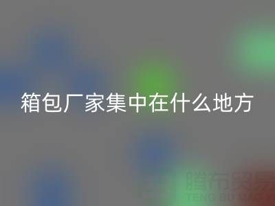 箱包廠家集中在什么地方生產加工和發貨銷售——庫存箱包回收網